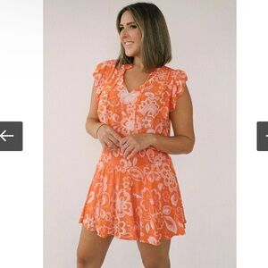 KARLIE Retro Floral Skort Medium